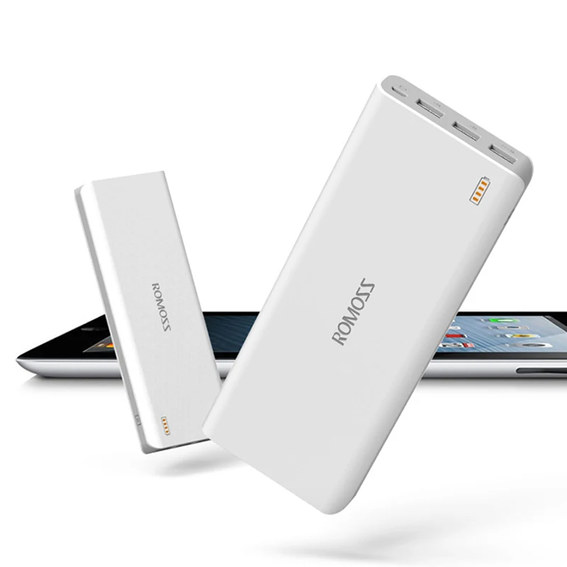 25000 мАч ROMOSS Sense 9 Внешний аккумулятор 3 USB Зарядка порт Для Мобильного телефоны|romoss