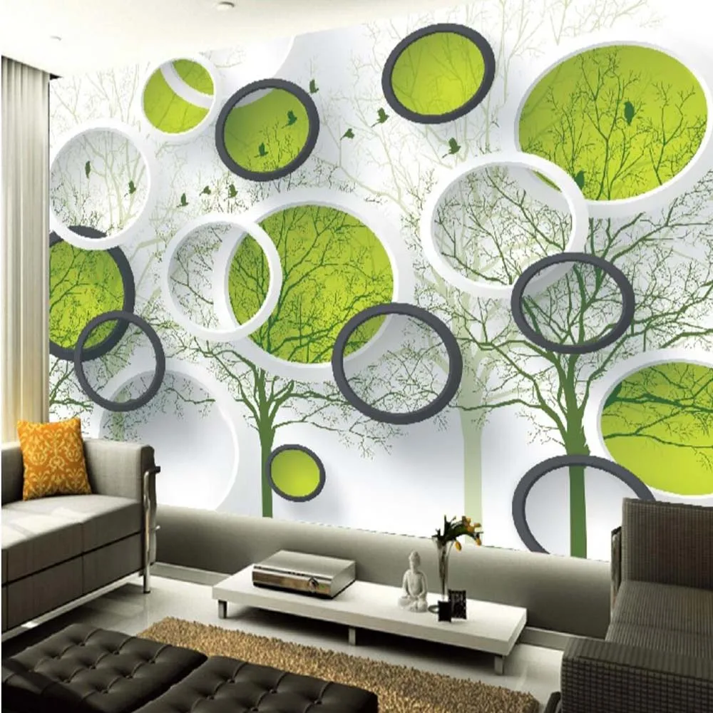 Dropshipping 3D Abstract Circle Photo Wallpaper Mural for Living Room Wall Art Home Decor Painting papel tapiz para paredes 3 d Dropshipping 3D Abstract Circle Photo Wallpaper Mural for Living Room Wall Art Home Decor Painting papel tapiz para paredes 3 d
