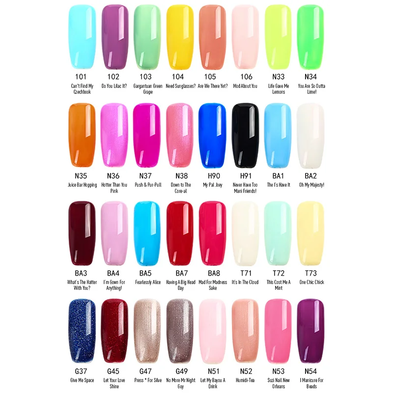

New Women's Manicure Design Hybrid Gel Polish Waterproof Coatings Various Colors Charm Exquisite Luxury Gel Poland