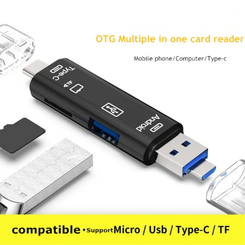 1 шт. устройство для чтения карт SD TF Micro Usb 3 1|Адаптеры Type-C| |