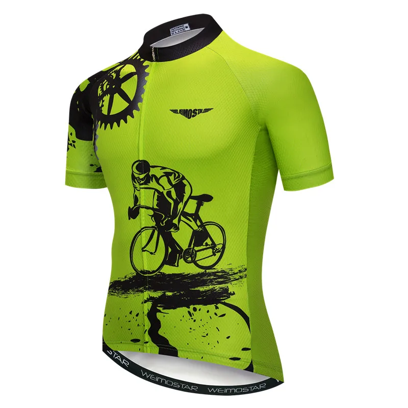 Weimostar Cycling Jersey Set Men Short Sleeve MTB Bike Clothing Ropa Ciclismo Team Downhill Bicycle Jersey Maillot Ciclismo