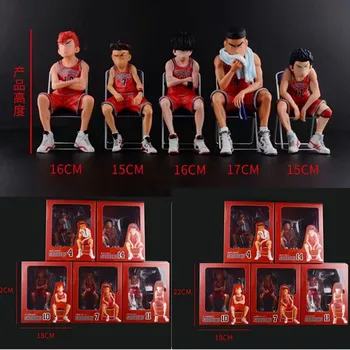

Slam Dunk Intermission Classic Scene Shohoku Sakuragi Hanamichi Rukawa Kaede Takenori Akagi PVC Action Figures Model