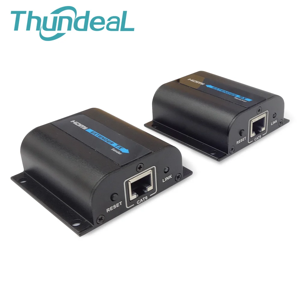 

LKV372A HD 1080P HDMI Extender TX/RX 60M Transmitter Receiver with IR CAT6 RJ45 Ethernet Cable 3D for HDTV DVD PS3 Projector