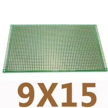 1 шт. 9X15 см двухсторонний медный прототип печатной платы универсальная печатная плата для Arduino DIY доска для экспериментов