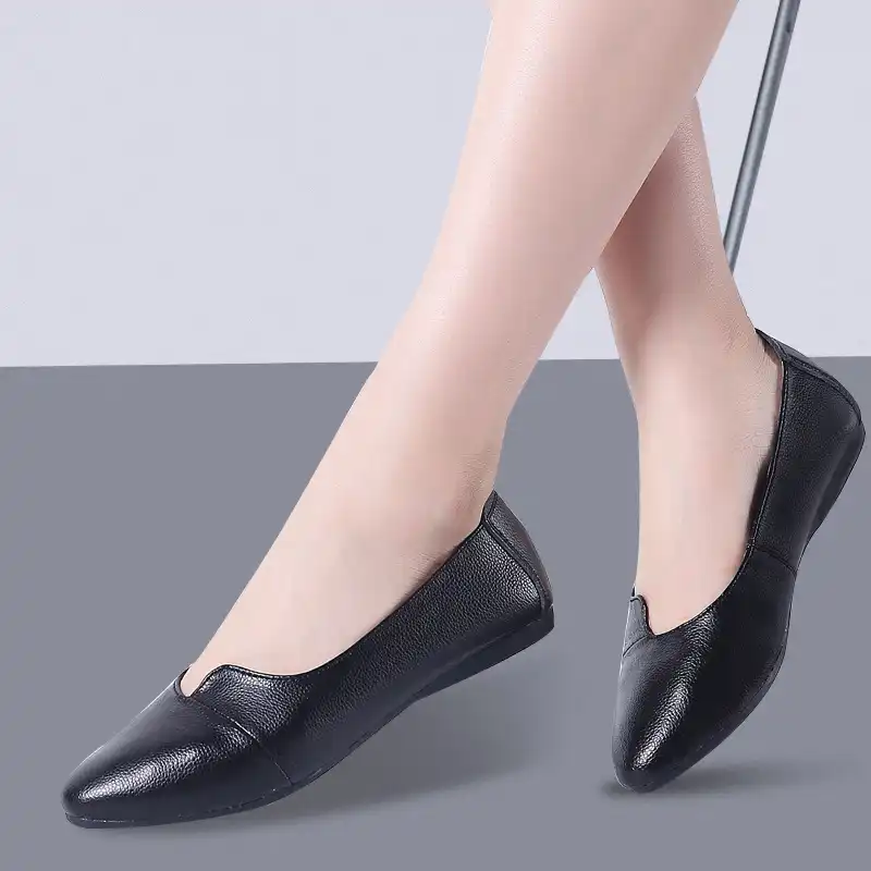 zapatillas negras de vestir mujer