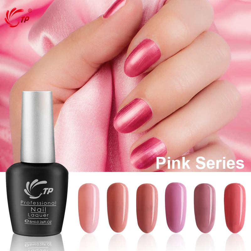 TP Gel Nail Polish Pink Series Sweet Color Natural Resin High Quality