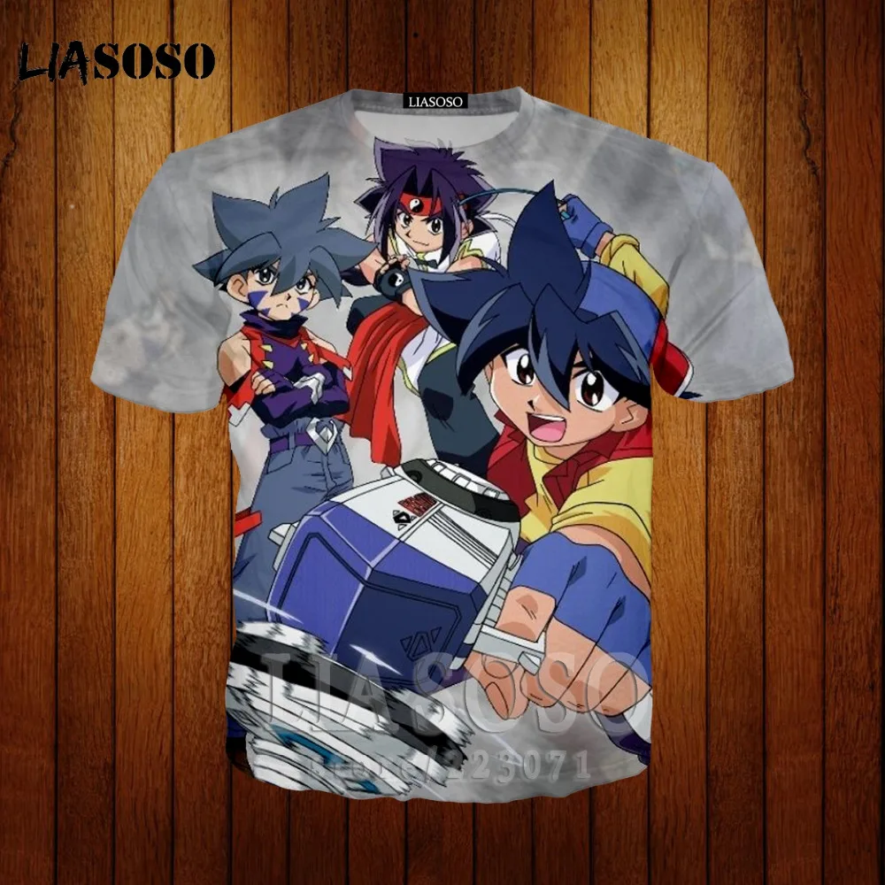 

Funny Summer anime Beyblade 3D T shirt Printed Short Sleeve Round Neck casual unisex T-shirt hot sweatshirt hiphop hoodies k3