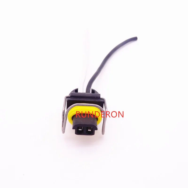 

Diesel Engine 330D 336D Fuel Injector Nozzle 2 Pin Connector Plug for CAT C9 Excavator 15CM Length