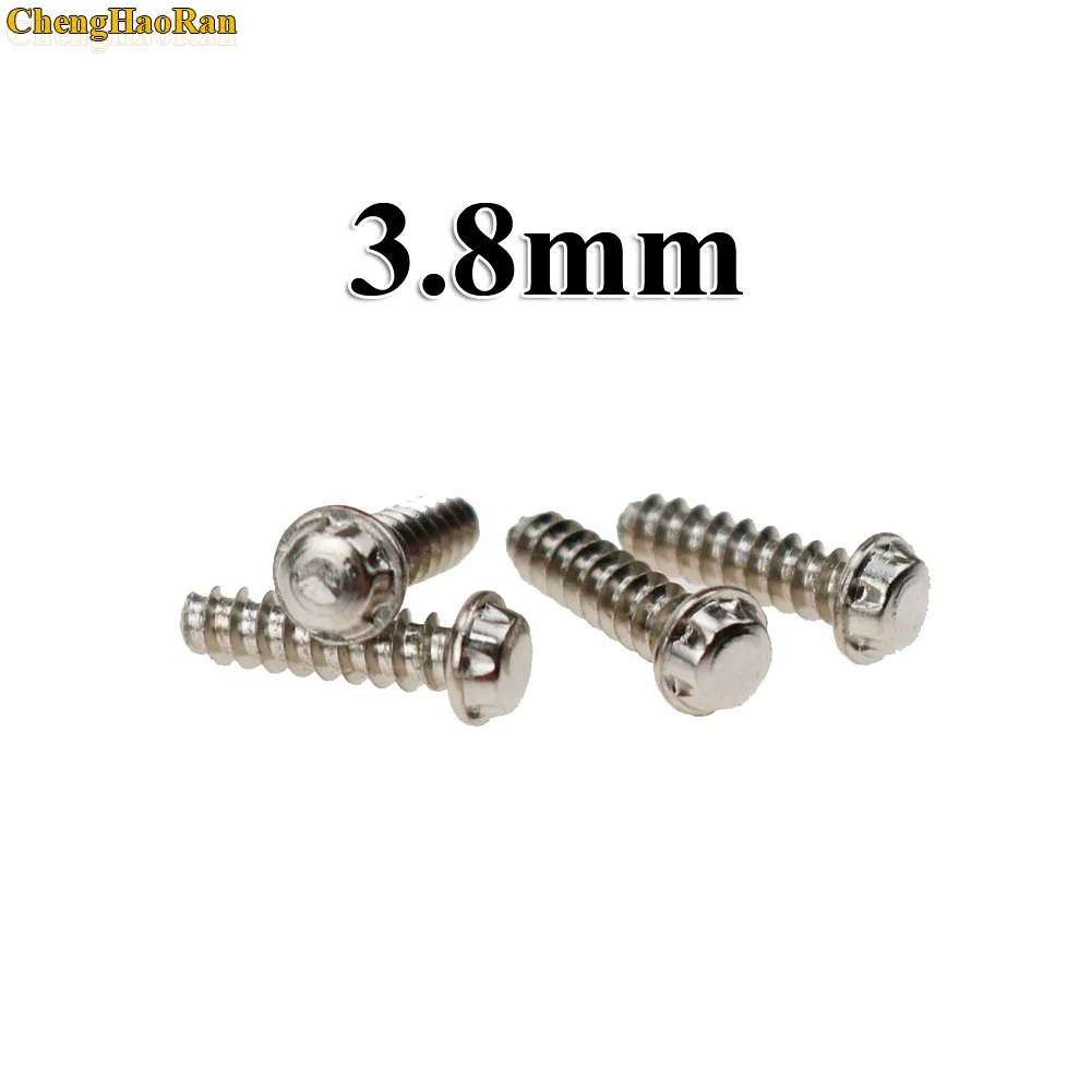 

ChengHaoRan 50pcs/Lot 3.8mm 4.5mm include ScrewDriver Bit Cartridge Case Screw for NES SNES N64 GB Game Cartridge case