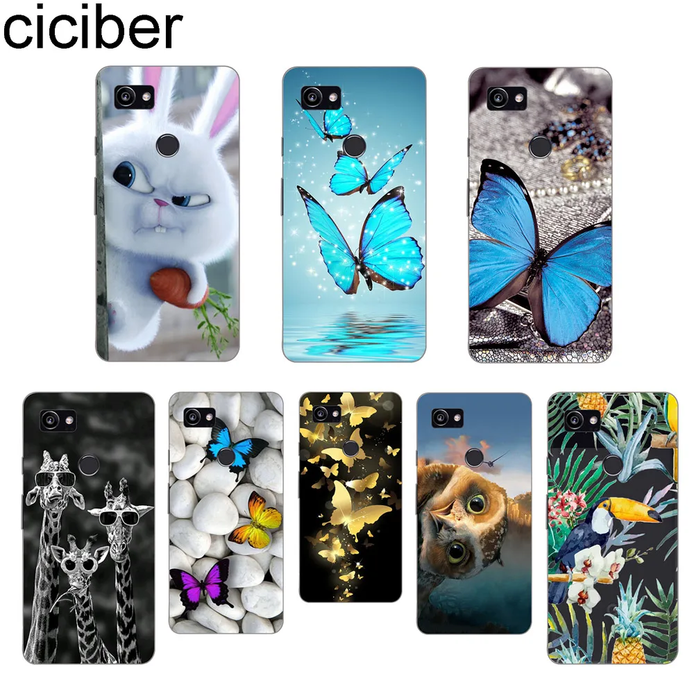 

ciciber Animal Butterfly Rabbit Coque for Google Pixel 3 2 XL Soft TPU Silicone Back Cover Phone Cases For Pixel 3XL 2XL Fundas