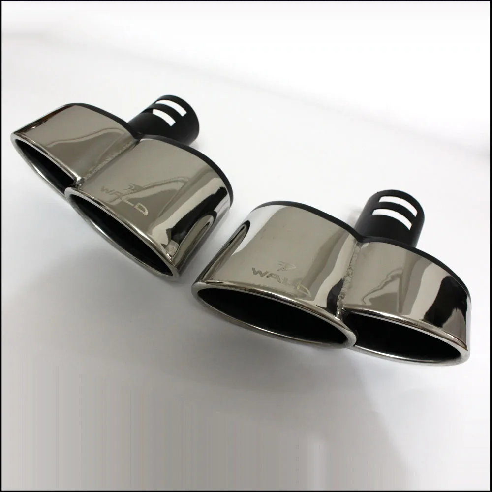 

Car exhaust pipe silencer Exhaust pipe double out flat mouth C200 W204 W212 E260 300L W212 W222 E63 E200 E260 E300 Change