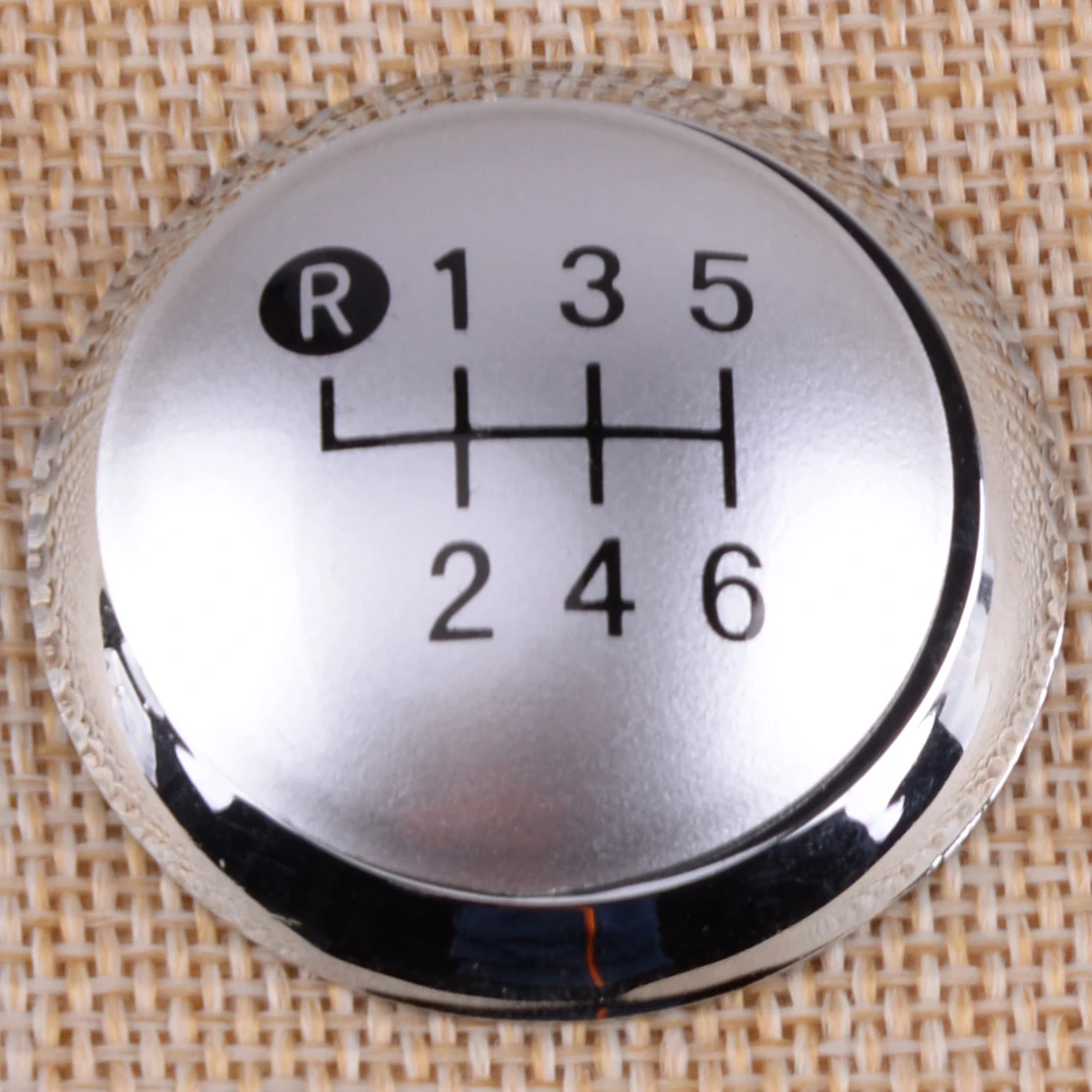 

CITALL 6 Speed Chrome Car Gear Shift Stick Knob Cap Cover Decoration Fit for Toyota Auris 2007 2008 2009 Accessories