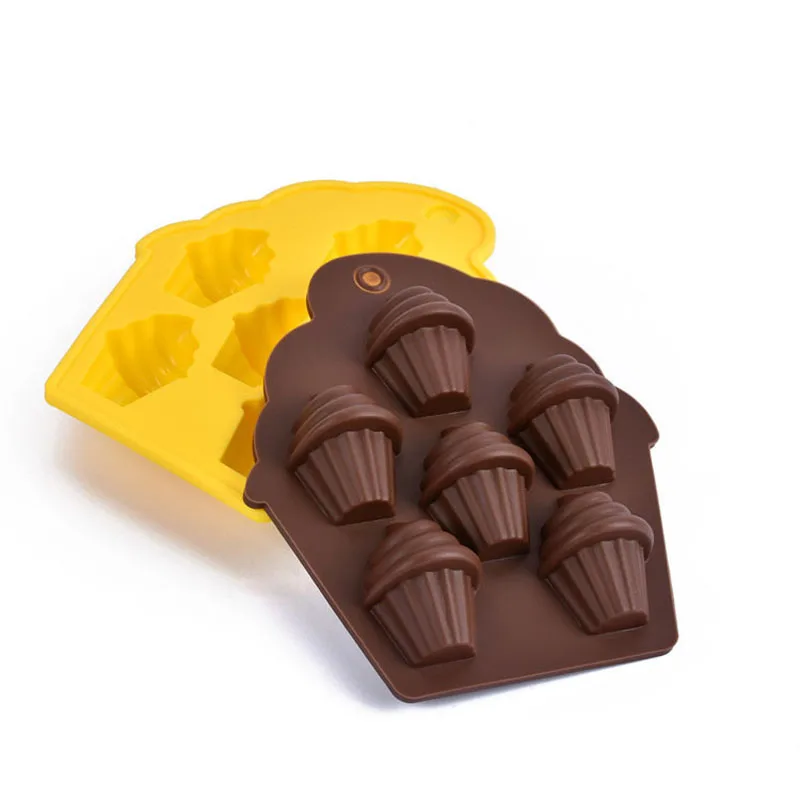 

Sweet Tube Shape Ice Cube Baking Cake Mold Chocolate Silicone Mold Dessert Baking Mould Accessory Random Color