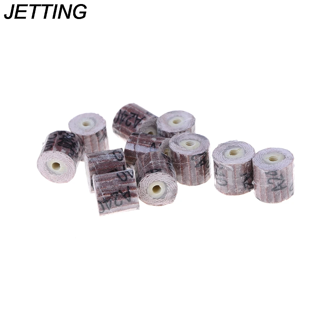 10pcs  Mini Drill Dremel Sandpaper Grinding Wheel Tool Accessories Rotary Tool Abrasive Buffing Polishing for Woodworking