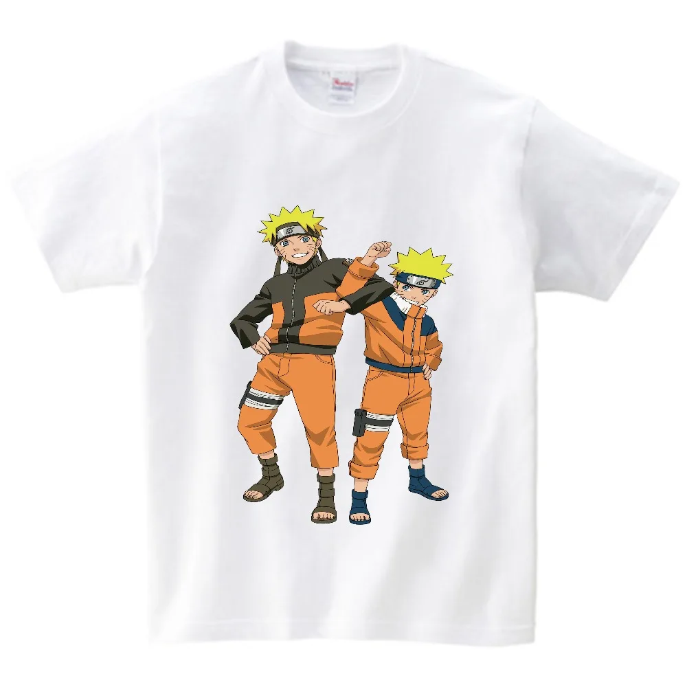 

Children Naruto cartoon Funny T-shirt Kids japan Anime T shirt Boys/Girls Summer tops black casual tee kids baby Clothes NN
