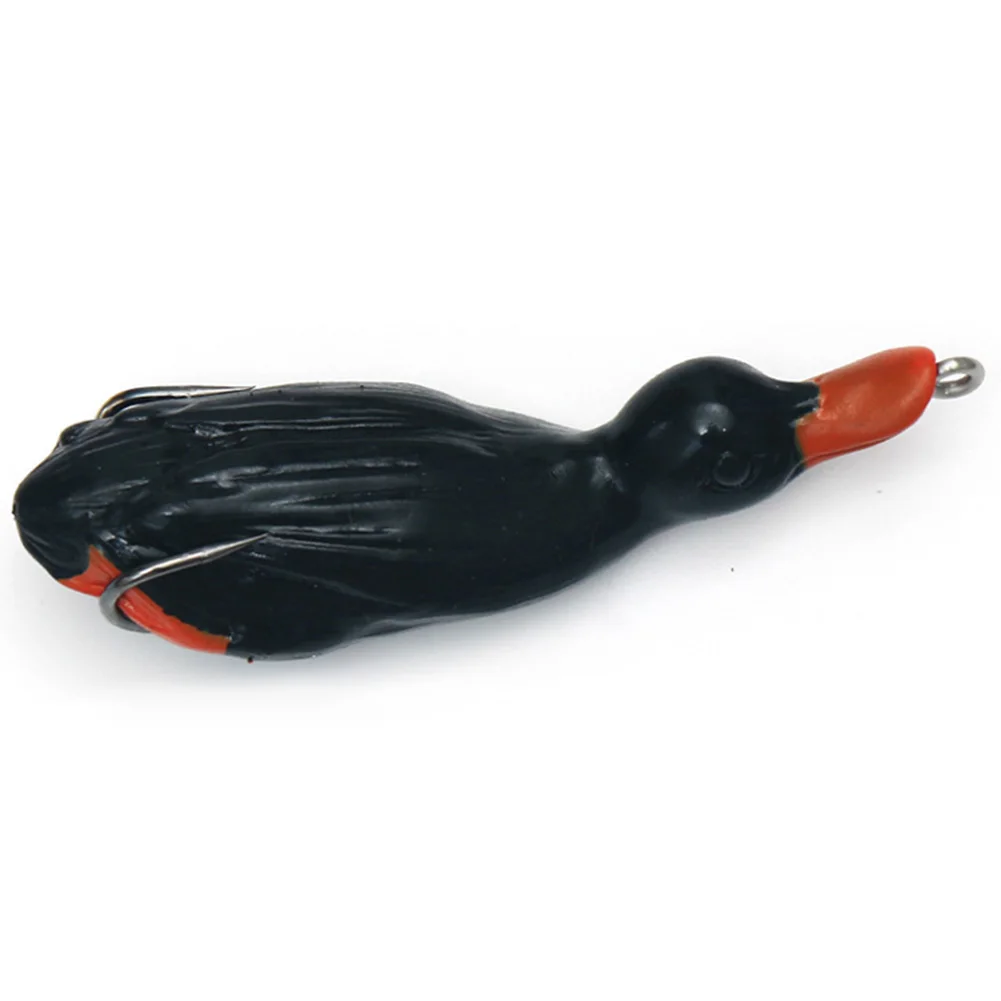 

For Big Fish Tackle Hard Bait Freshwater Artificial Floating Cute Fishing Lure 3D Eyes Duck Shape Plopping Splashing Feet