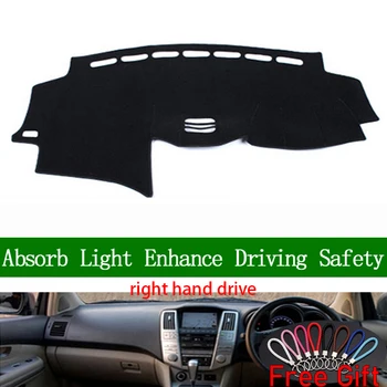 

For lexus RX300 RX350 RX400 2004 2005 2006 2007 Right Hand Drive Dashboard Cover Car Stickers Dash Mat Interior Accessories