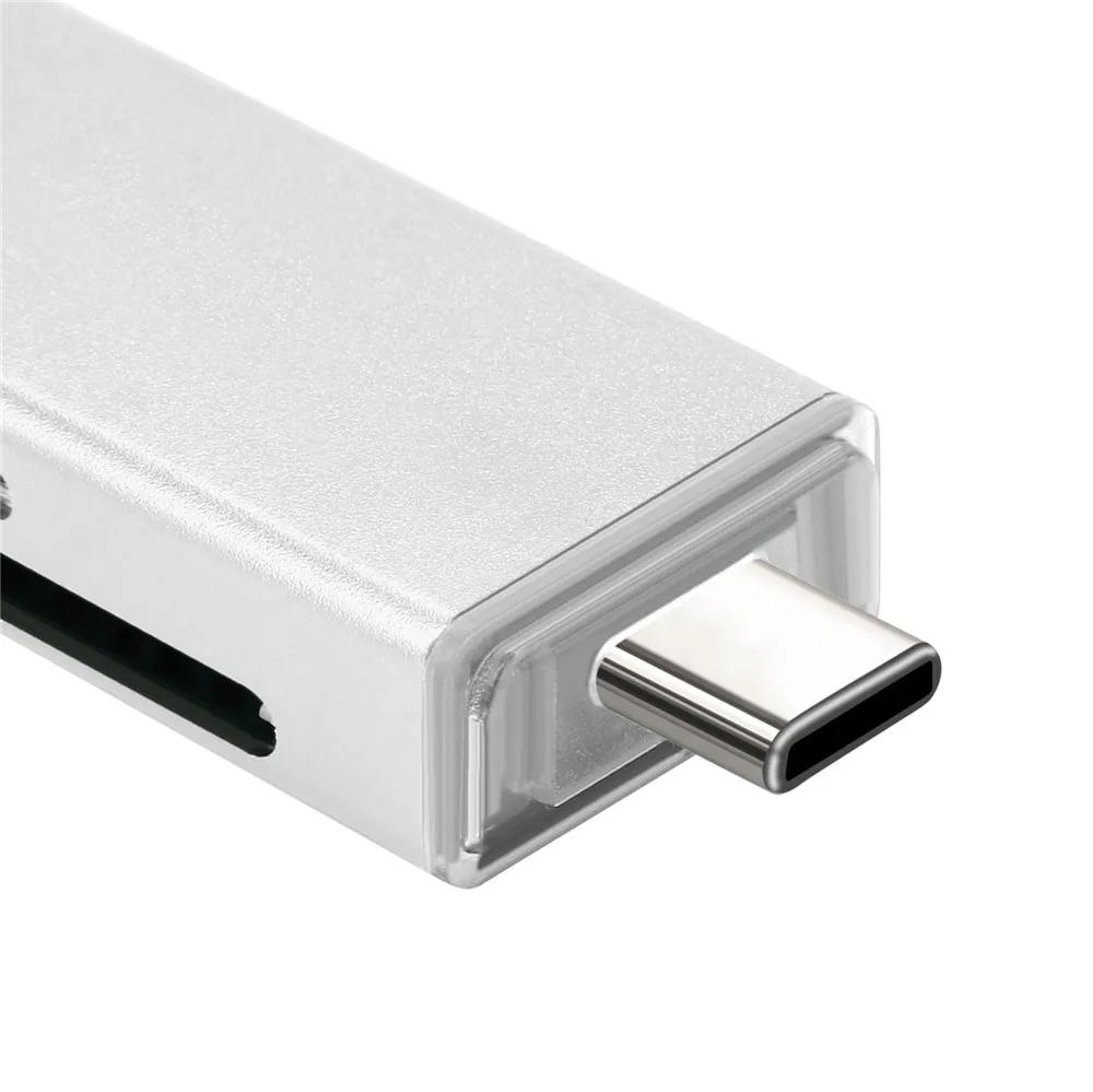 SL Ouhaobin USB кард-ридер адаптер мульти 3 в 1 Тип C Micro USB 2,0 SD кард-ридер адаптер для Android телефона и планшета - Цвет: SL