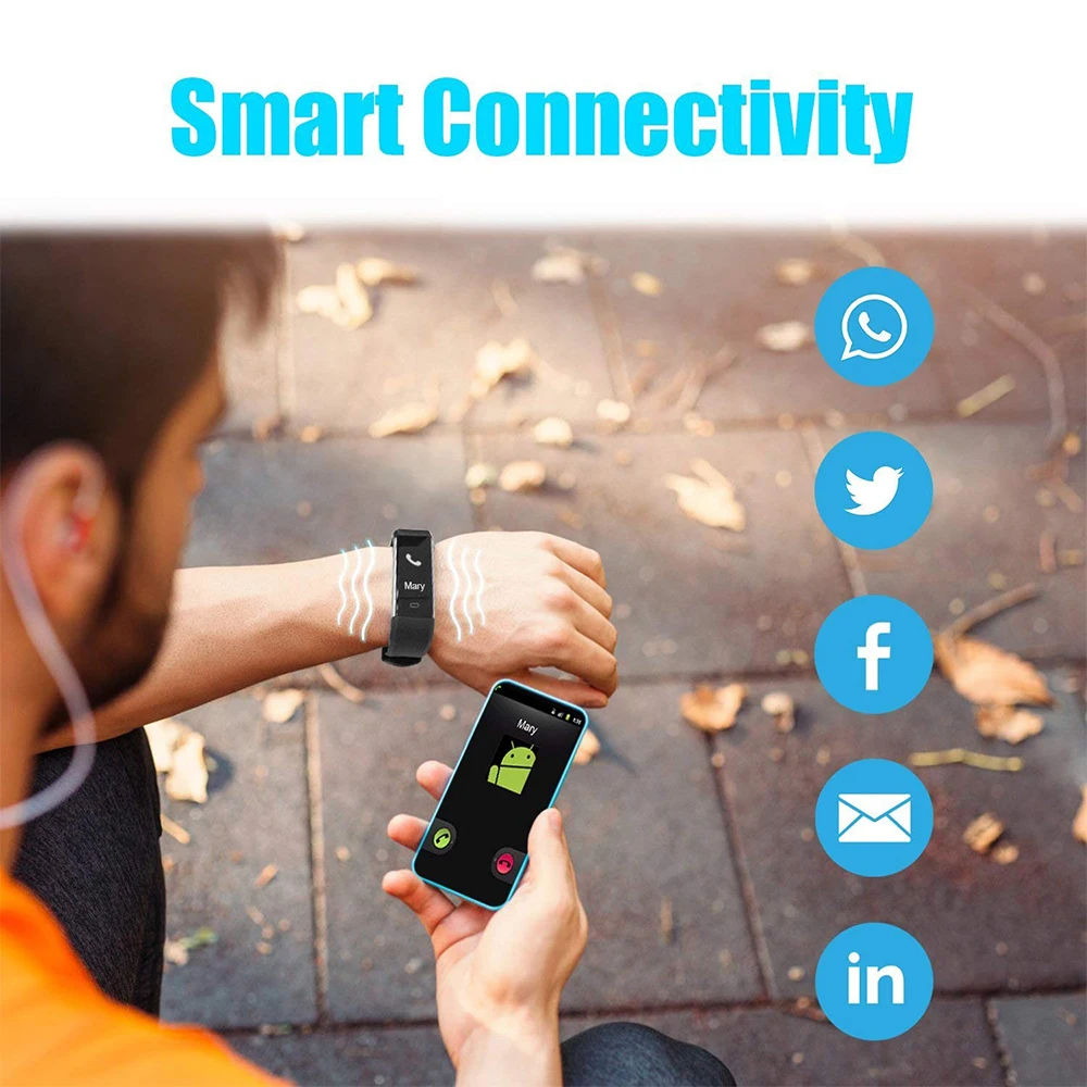 ID115Plus, смарт-часы, браслет, спортивный, Bluetooth, браслет, пульсометр, умные часы, фитнес-трекер, смарт-браслет для мужчин