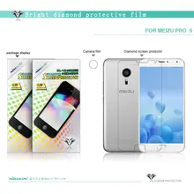 NILLKIN Bright diamond Экран защитный Плёнки для Meizu Pro 5/MX Верховный/m578ce/m576/m576u(5.7 дюйма) мобильный телефон Экран Плёнки