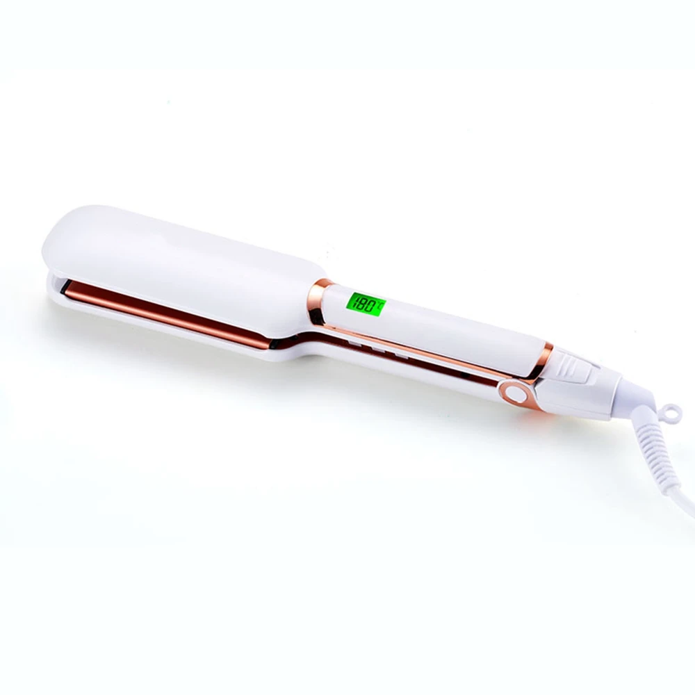 Rose-Gold-Far-Infrared-Hair-Care-Straightener-MCH-Heater-Dual-Plate-With-LCD-Display-Tourmaline-Creamic (3)