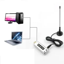 USB 2,0 DVB-T цифровой ТВ ресивер HD ТВ тюнер Dongle Придерживайтесь антенны ИК-пульт дистанционного