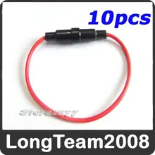 10 шт. 5x20 мм AGC держатель предохранителя типа Инлайн винт с проводом DF012