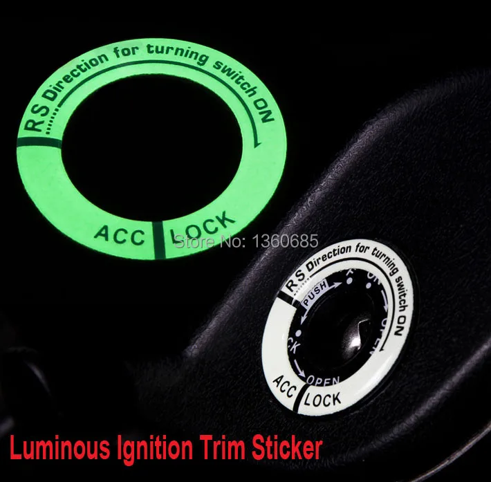 Motorcycle Luminous Ignition Key Ring Sticker for Yamaha Electric