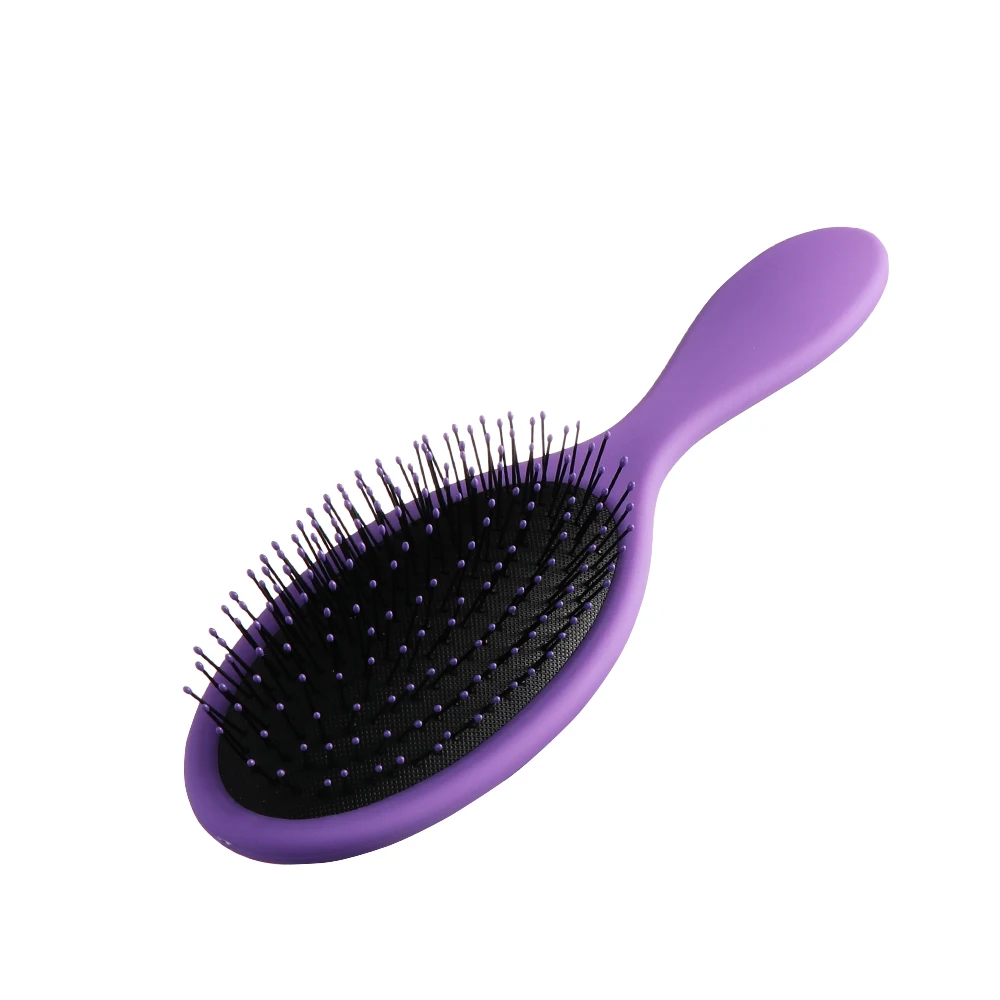 1Pcs Pro Salon Detangling Hair Brush Kids Women men Hair Brush Tangle Wet& Dry Bristles handle Hair Tangle Detangling Comb