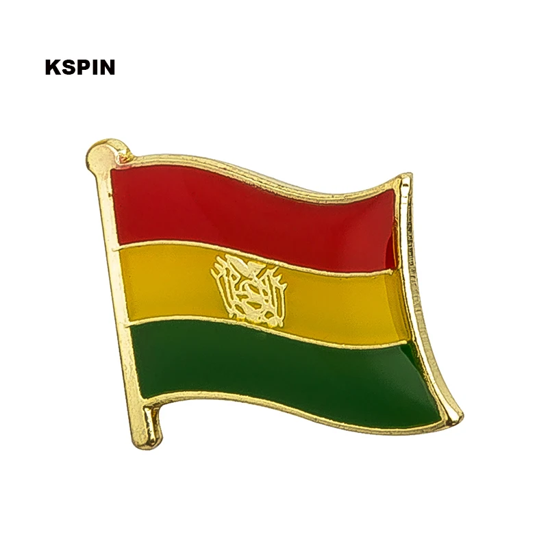 Флаг страны Бельгия Металлические Нагрудные значки на одежду Броши для женщин/мужчин Значки для рюкзаков KS-0034
