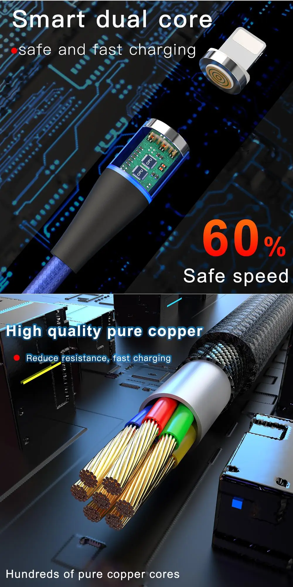 KEYSION 5A usb type-C супер быстрый зарядный Магнитный кабель для huawei P30 mate 20 Pro honor 20 10i USB C Магнитный зарядный провод для телефона