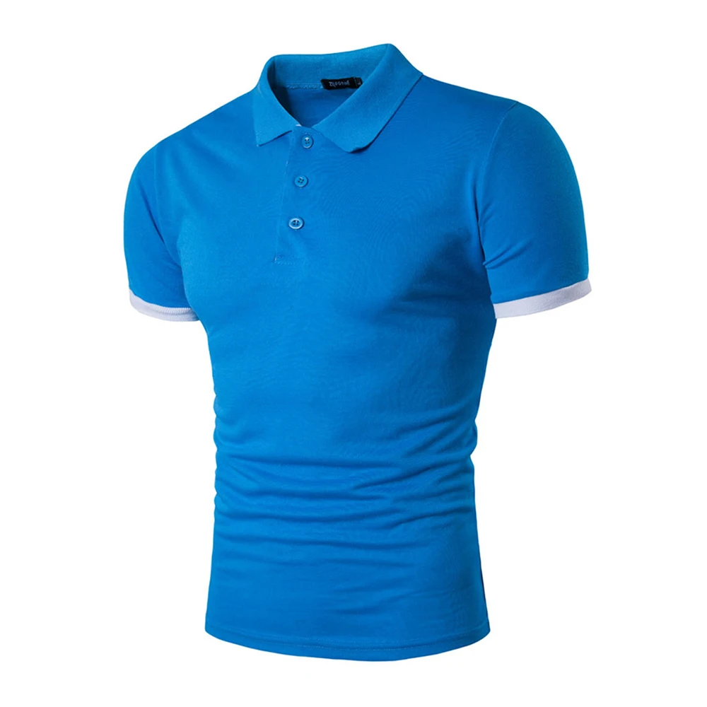 

Brand Clothing New Men Polo Shirt Men Business & Casual Solid Male Polo Shirt Short Sleeve Breathable Polo Shirt