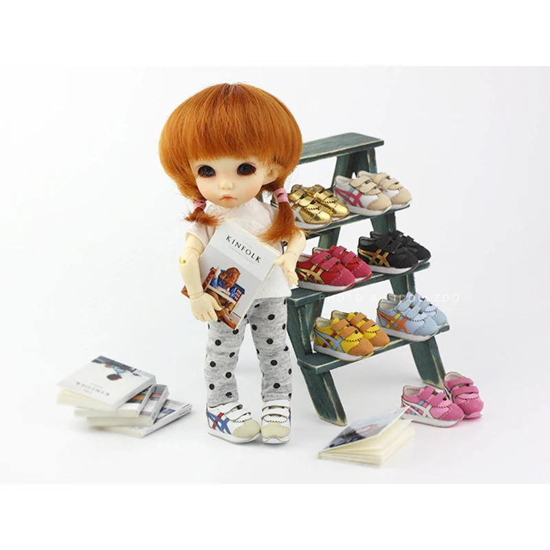 1 пара кукольных кроссовок Blyth со спортивной обувью для бега Blyth doll подходит для куклы JB, Azone, Momoko, Lati Yellow 1/6