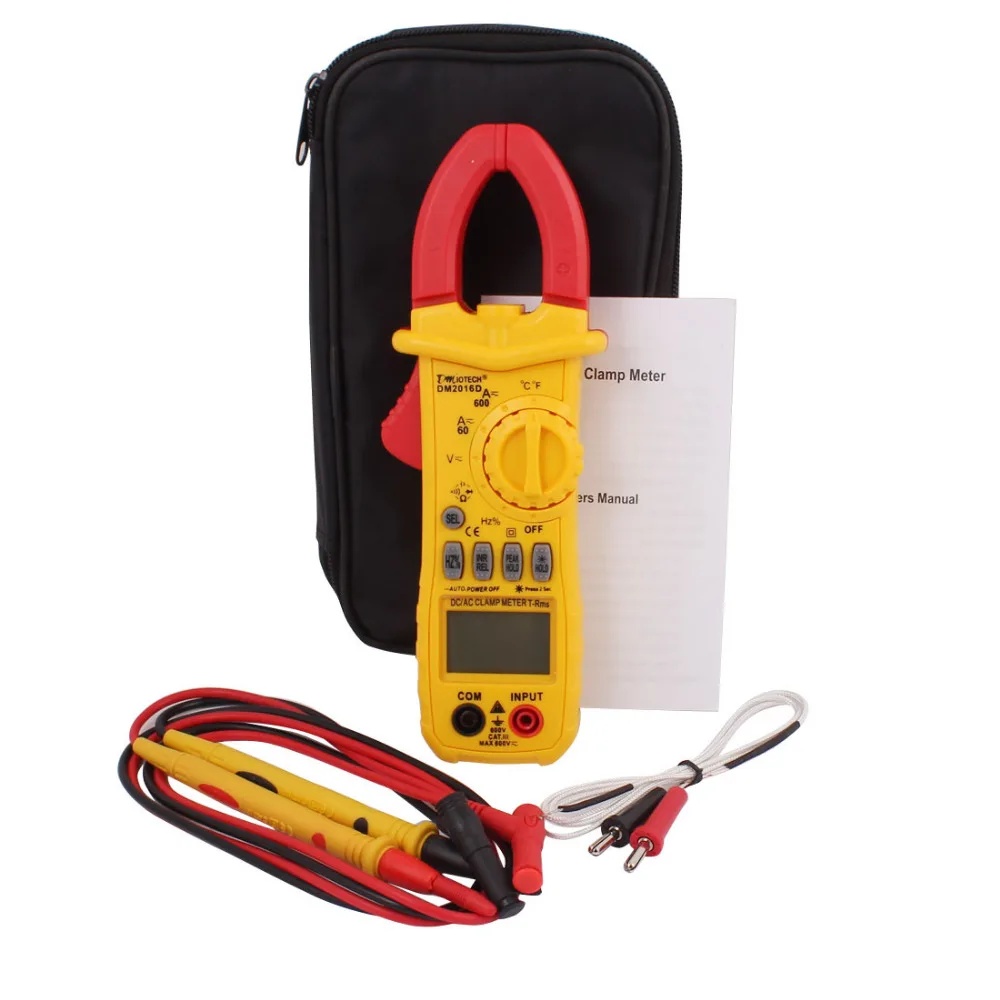 

DMiotech AC/DC LCD Digital Clip Clamp Meter Tester OHM Amp Volt Testing AC/DC Voltage AC Current Diode Continuity Circuit