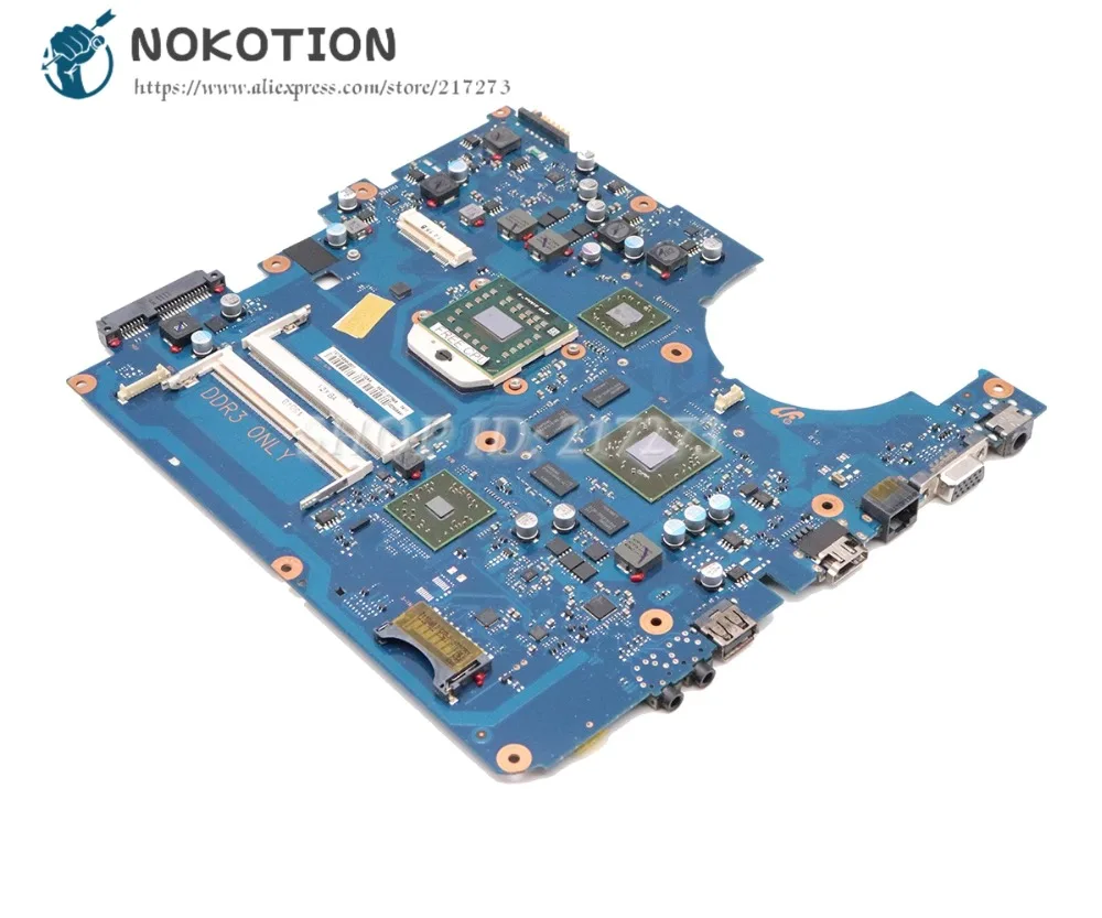 NOKOTION для samsung NP-R525 R525 Материнская плата ноутбука DDR3 HD6600M 1GB процессор BA41-01572A BA92-07786A BA92-07786B