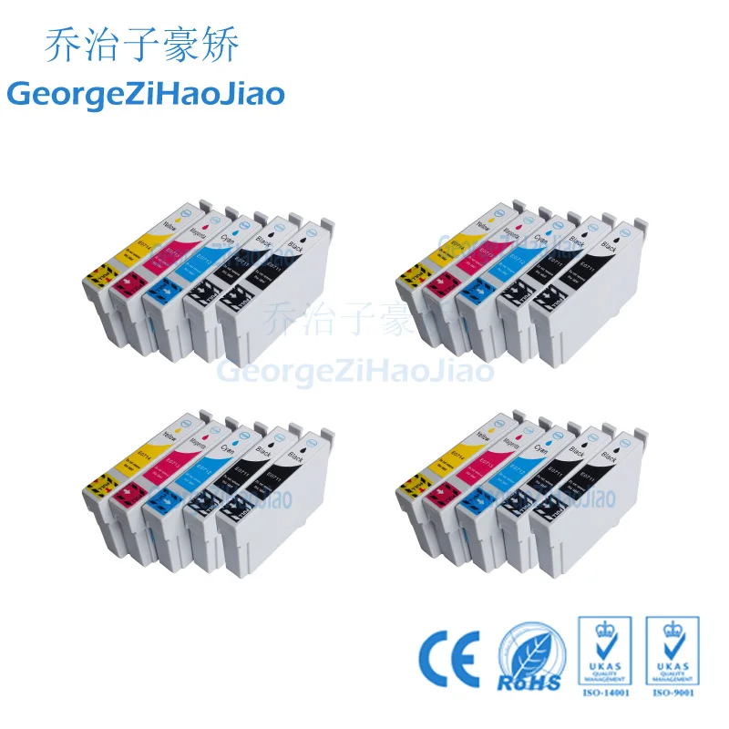 0711XL 20X совместимый чернильный картридж для принтера Epson D78 D92 D120 DX4000 DX4050 DX4400 DX4450 DX5000