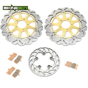 

BIKINGBOY For Suzuki GSXR GSX-R 750 T V W X 1996 1997 1998 1999 TL 1000 R 1998-2003 Front Rear Brake Discs Disks Rotors Pads