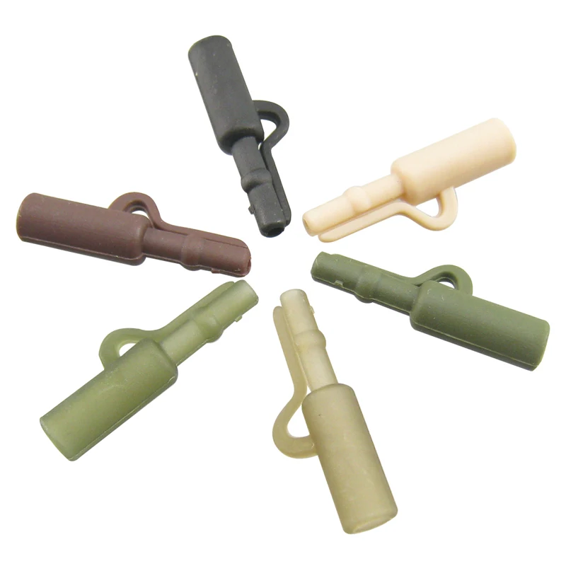

100 Safety Lead Clips + 100 Tail Rubbers for Carp Fishings