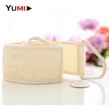 1 шт. натуральная люфа Массажная Губка Душ средства ухода за кожей инструмент для очистки длинные гигиенический скребок губка мягкое полотенце удаление раздражений