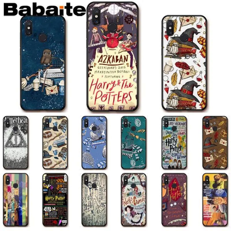 

babaite Harry Potter Black Soft Shell Phone case Cover For xiaomi mi 8se 6 mi8lite note2 note3 mix2 max2 max3 mi9 funda