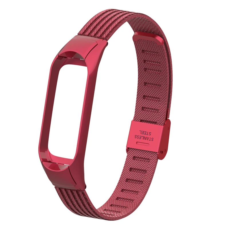 Pulsera Correa Mi Band 3 ремешок металлический фитнес-браслет запястье для Miband Mi 3 Band аксессуары для смарт-браслета спортивные часы ремень