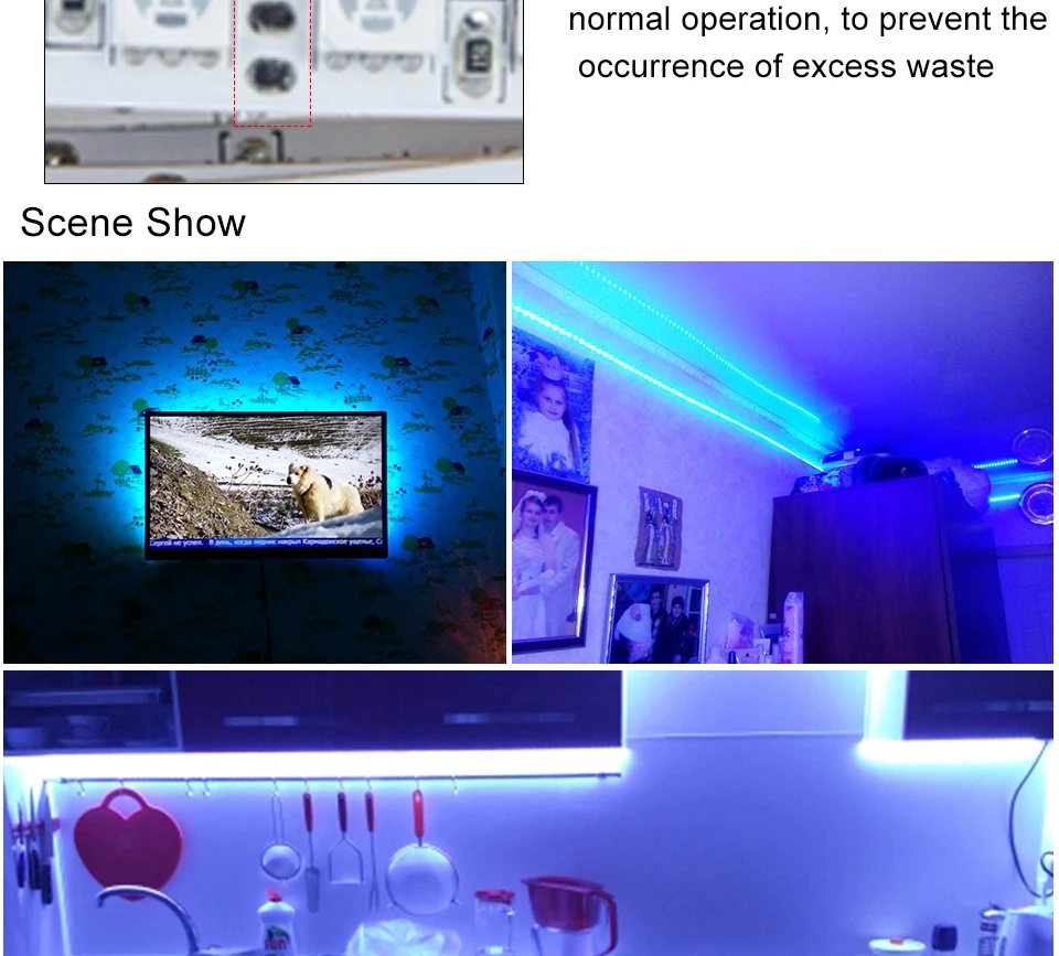 5050 RGB LED Strip Light 600 LEDs (6)