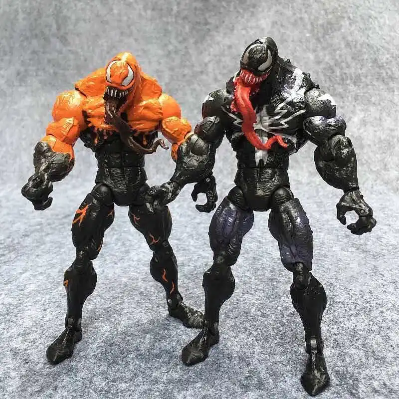 

2019 new Marvel Red Venom Carnage in Movie The Amazing SpiderMan BJD Joints Movable Action Figure Model Toys 18cm