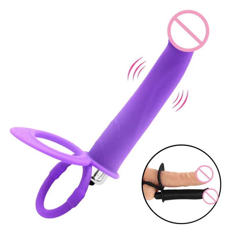Strapon Double Penetrator Straps on Dildo Anal Butt Plug Cock Ring Adult Sex Toy Sex Product for Women Realistic Dildo