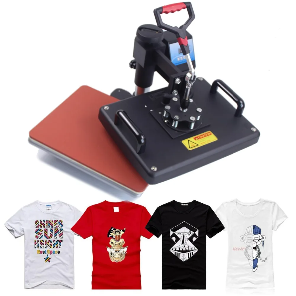 30*38CM 7 in 1 Combo Heat Press Machine Thermal Transfer Machine Heat Press Printer for Cap Mug Plate T-shirts Printing