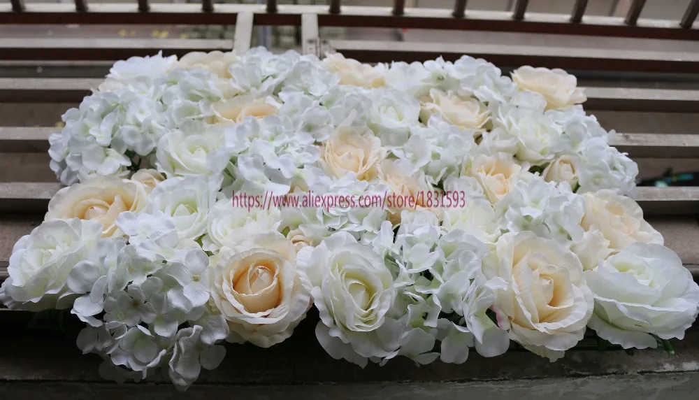 Искусственные шелковые свадебные декорации цветок Свадебный фон цветок настенный стол центральный цветок шар 30 см 10 шт./лот TONGFENG