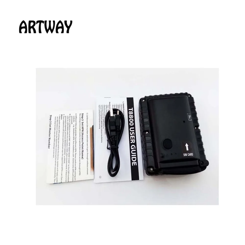 

strong magnet car gps tracker free installation IPX7 Waterproof free App software Top quality T8800