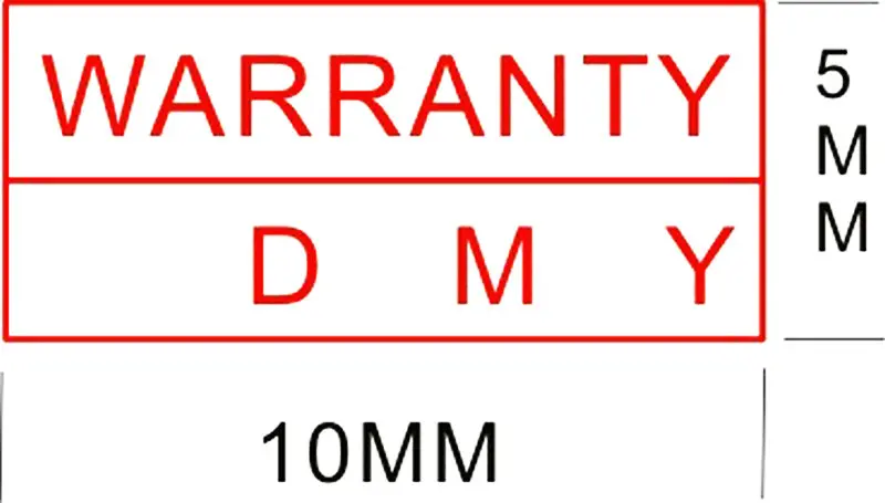 

Free shipping fragile stickers, date label minimum tear not warranty sticker sticker can be customized 10*5mm