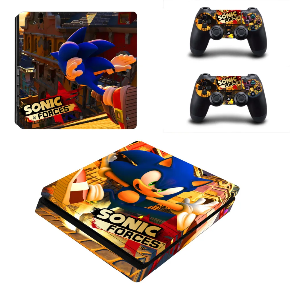 Новинка наклейка на консоль Playstation 4 Slim PS4 + 2 Наклейки чехол контроллера s|skin sticker|skin