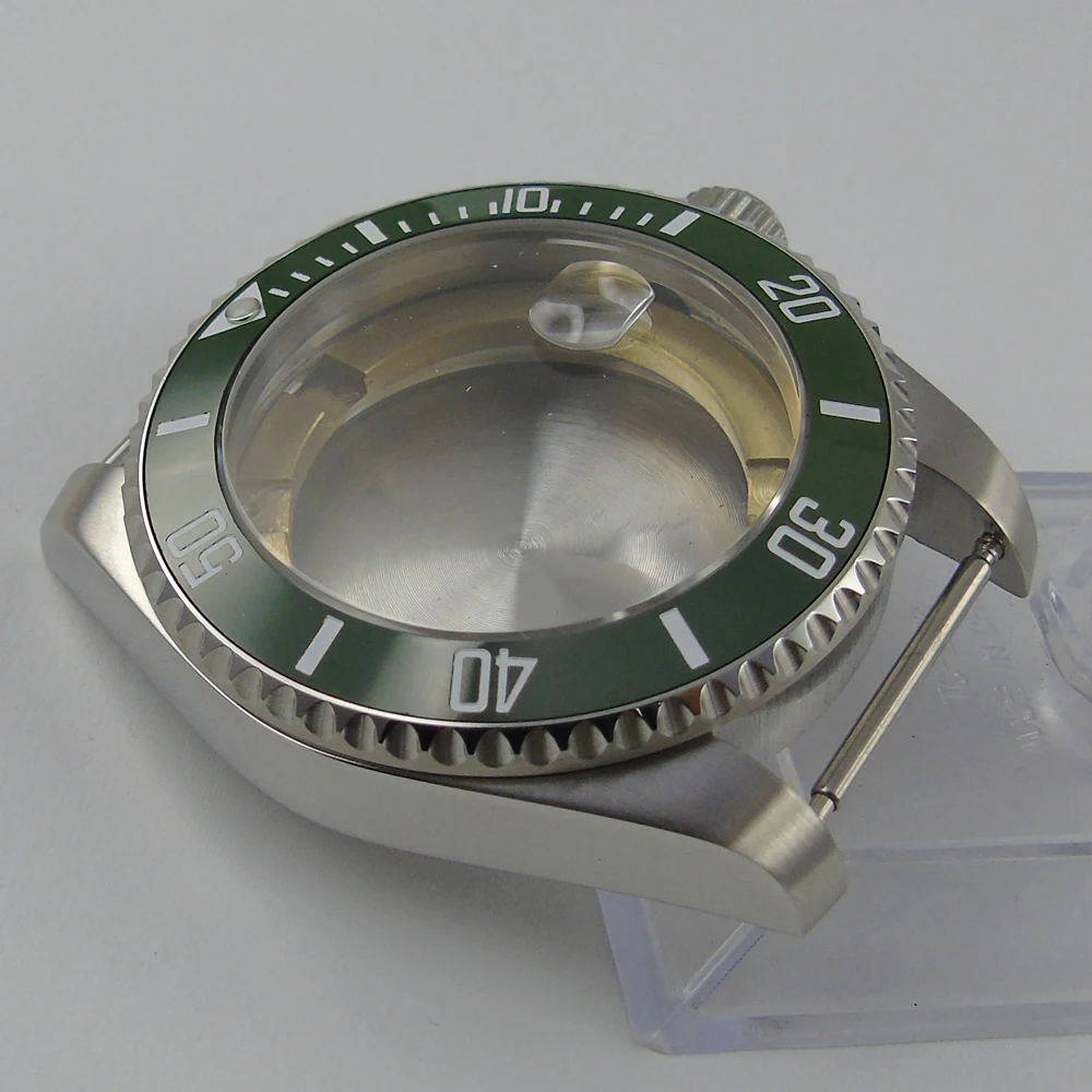 

43mm sapphire glass stainless steel Watch Case fit ETA 2824 2836 MOVEMENT